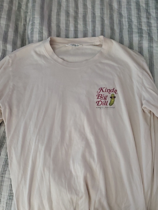 Simply Southern Tops - Simply Southern Kinda Big Dill Long-Sleeve Tee